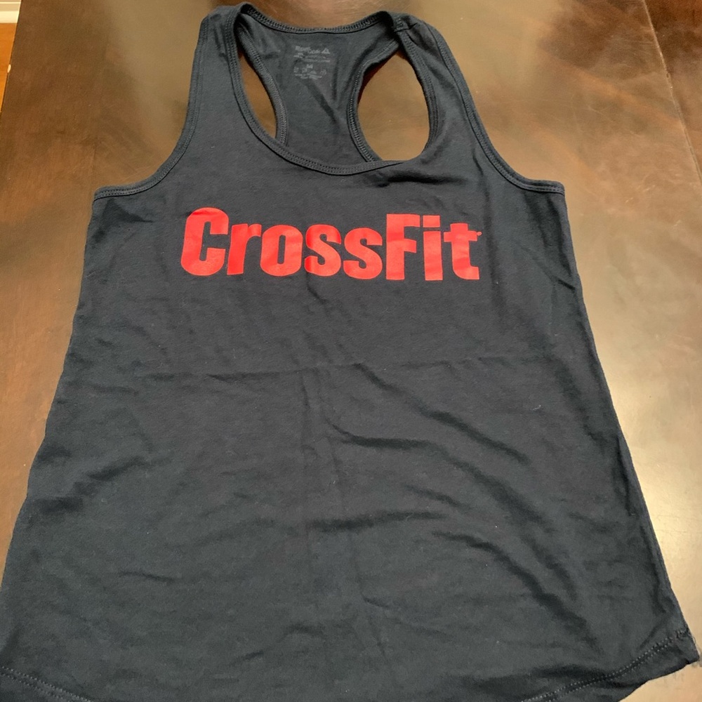Navy crossfit tank